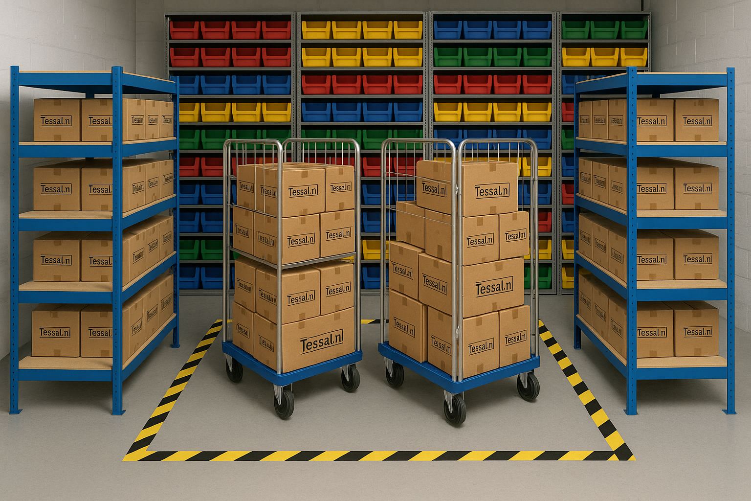 Etagewagen | etagewagen met 2 etages | KM3105